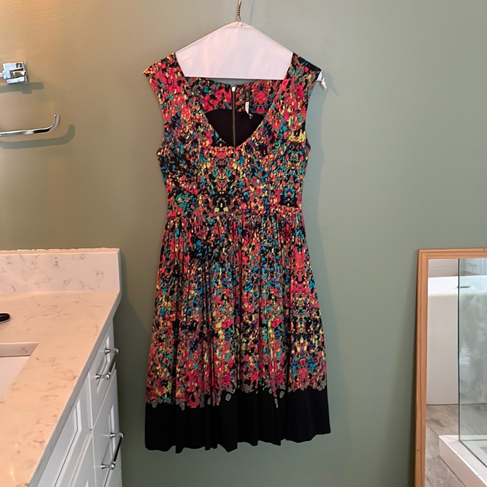 Anthropologie multicolored dress size 2